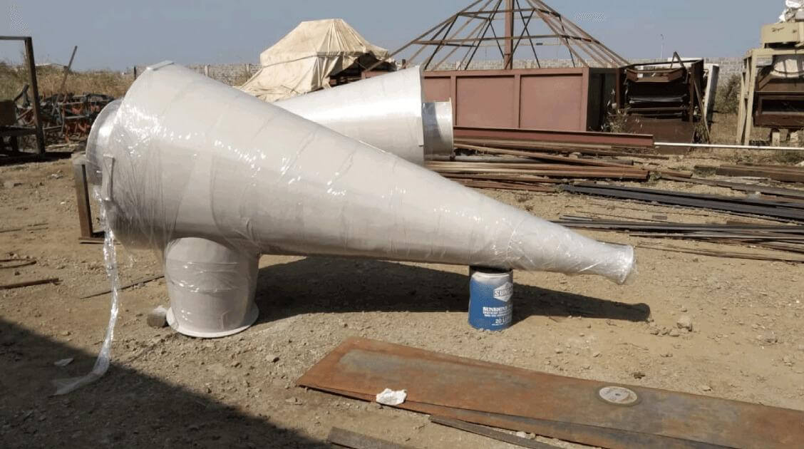 Cyclone 1 Cyclone Dust Separator for Peanut Processing Plants – Swastik Technology