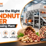 How to Choose the Right Groundnut Grader for Your Processing Plant 9 Groundnut grading machine sorting peanuts by size on a production line
